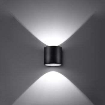 Nástenné svietidlo ORBIS 1 čierne 1x40W G9 Sollux Lighting