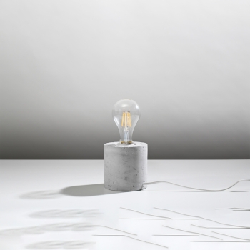 SALGADO betón 1x60W E27 stolná lampa Sollux Lighting