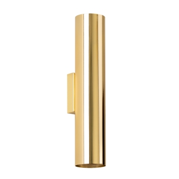 Nástenné svietidlo LAGOS 2 lesklé zlaté 2x10W GU10 Sollux Lighting