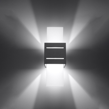 Nástenné svietidlo LORETO sivé 1x40W G9 Sollux Lighting
