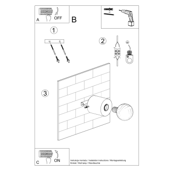 Nástenné svietidlo SALGADO prírodné drevo 1x60W E27 Sollux Lighting