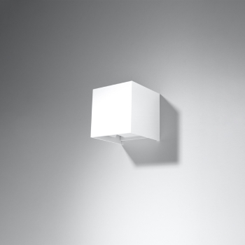 Nástenné svietidlo LUCA white LED IP54 1x6W LED Sollux Lighting
