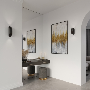 Nástenné svietidlo PENNE 30 čierne 1x40W G9 Sollux Lighting