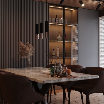 Nástenné svietidlo LOOPEZ čierna/medená 2x40W GU10 Sollux Lighting