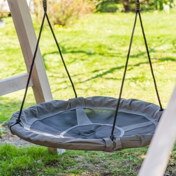 Záhradná hojdačka Čapie hniezdo 95 cm antracitová