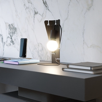 Stolná lampa ARBY čierna Sollux Lighting