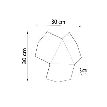 Nástenné svietidlo TRE white 2x40W G9 Sollux Lighting