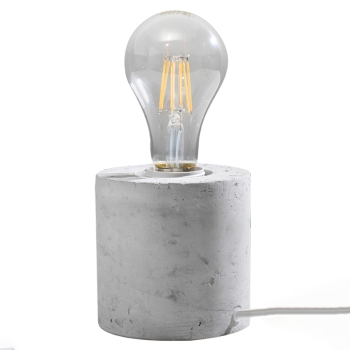 SALGADO betón 1x60W E27 stolná lampa Sollux Lighting