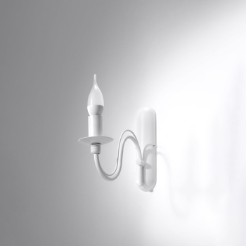 Nástenné svietidlo MINERWA biele 1x40W E14 Sollux Lighting
