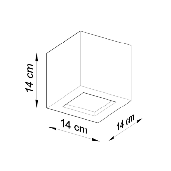 Keramická nástenná lampa LEO 1x60W E27 Sollux Lighting