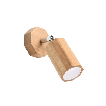 Nástenné svietidlo ZEKE dub 1x40W E27 Sollux Lighting