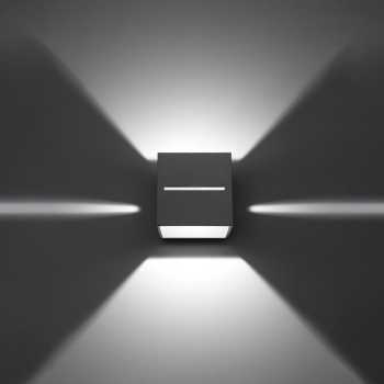 Nástenné svietidlo LOBO sivé 1x40W G9 Sollux Lighting