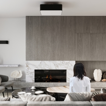 Nástenné svietidlo LOKKO čierne 2x60W E27 Sollux Lighting