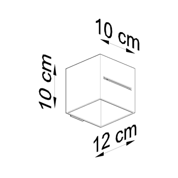 Nástenné svietidlo LOBO čierne 1x40W G9 Sollux Lighting