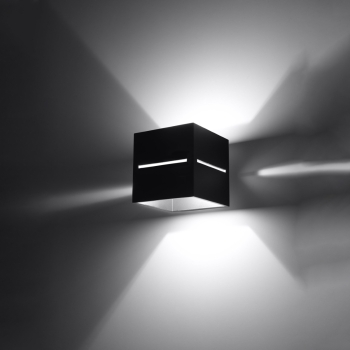 Nástenné svietidlo LOBO čierne 1x40W G9 Sollux Lighting