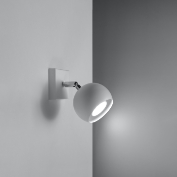 Nástenné svietidlo OCULARE biele 1x40W GU10 Sollux Lighting
