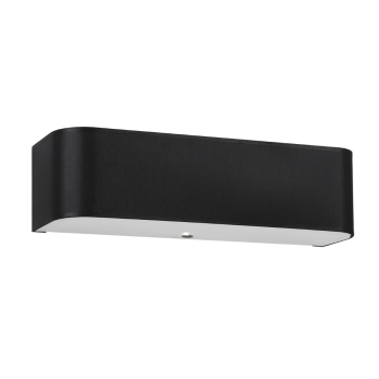 Nástenné svietidlo LOKKO čierne 2x60W E27 Sollux Lighting