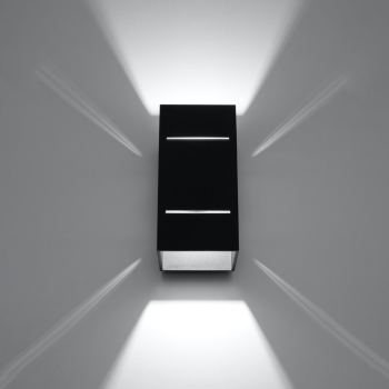 Nástenné svietidlo BLOCCO čierne 1x40W G9 Sollux Lighting