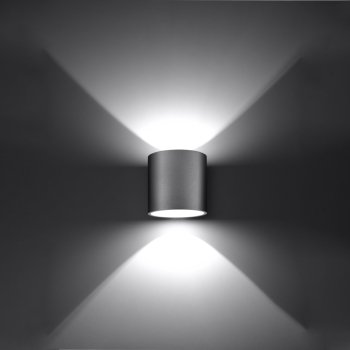 Nástenné svietidlo ORBIS 1 sivé 1x40W G9 Sollux Lighting