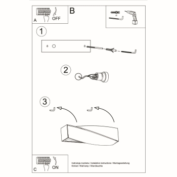 Nástenné svietidlo SIGMA čierne 1x60W E27 Sollux Lighting
