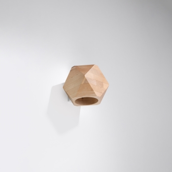Nástenné svietidlo WOODY prírodné drevo 1x40W G9 Sollux Lighting