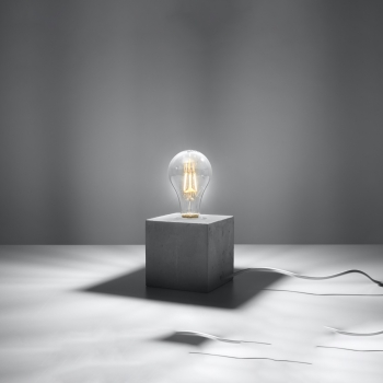 ARIZ concrete 1x60W E 27 stolová lampa Sollux Lighting
