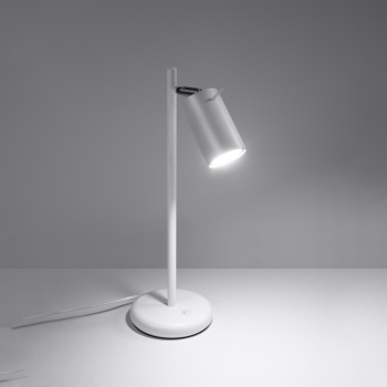 Stolná lampa RING biela 1x40W GU10 Sollux Lighting