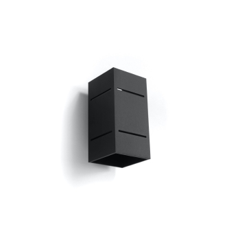 Nástenné svietidlo BLOCCO čierne 1x40W G9 Sollux Lighting