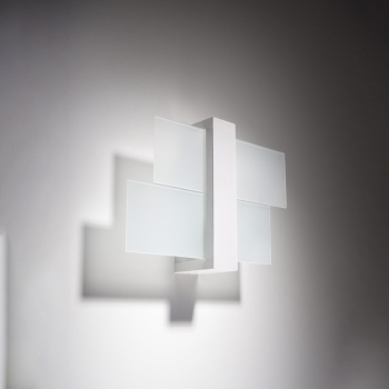 Nástenné svietidlo FENIKS 1 biele 1x60W E27 Sollux Lighting