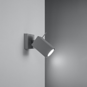 Nástenné svietidlo MERIDA 1 sivé 1x40W GU10 Sollux Lighting