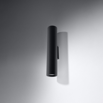 Nástenné svietidlo LAGOS 2 čierne 2x10W GU10 Sollux Lighting