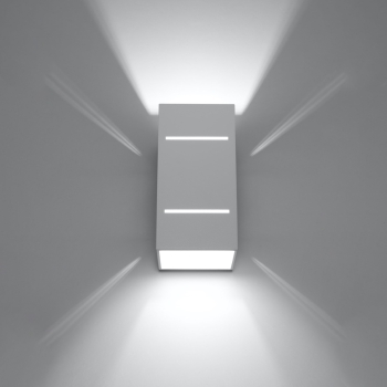 Nástenné svietidlo BLOCCO biele 1x40W G9 Sollux Lighting