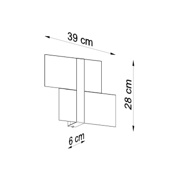 Nástenné svietidlo MASSIMO chróm 2x40W G9 Sollux Lighting