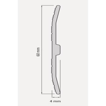 Salag SH60 Otvor 60 mm/1,8 m prahový profil