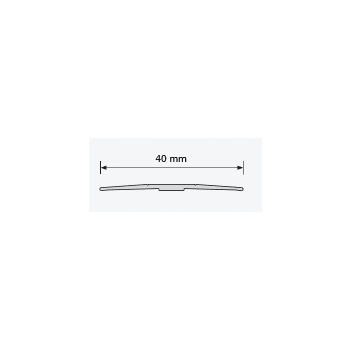 Salag SH40 Prahový profil diery 40mm/0,93m zlato
