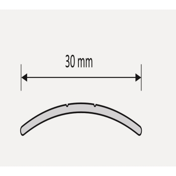 Stratus SH30 Hole / 1,8 m eloxovaný prahový profil