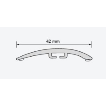 Parapetný profil Cirrus PVC 42/1,86 m Prírodný dub