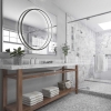 MIRROR L čierna 1x50W LED závesná lampa Light Prestige