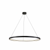 RING S čierna 1xLED CCT závesné svietidlo Light Prestige