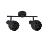 REUS stropné svietidlo čierne 2x40W E14 Light Prestige