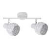 REUS stropné svietidlo biele 2x40W E14 Light Prestige