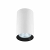MANACOR svietidlo na povrchovú montáž biela/čierna 1x50W GU10 9 cm Light Prestige