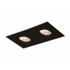 Skryté svietidlo METIS čierne 2x50W GU10 Light Prestige