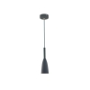 Závesné svietidlo SOLIN sivé 1x60W E27 Light Prestige