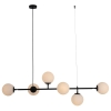 ALISA závesné svietidlo čierne 6x40W E14 Light Prestige