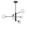 DORADO čierna 6x40W G9 závesná lampa Light Prestige