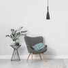 Závesné svietidlo SOLIN sivé 1x60W E27 Light Prestige