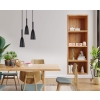 Závesné svietidlo SOLIN čierne 3x60W E27 Light Prestige