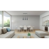 Závesné svietidlo SOLIN sivé 3x60W E27 Light Prestige