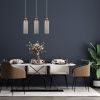 PIEGA jantárová 3x40W E14 závesná lampa Svetlo Prestige